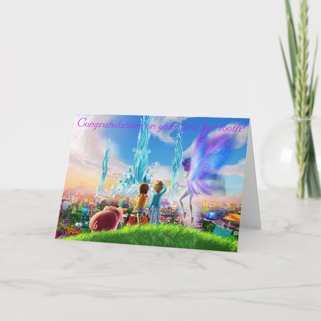 Första borttappadens tandkort från Zora Swift! Kort (Framsida)