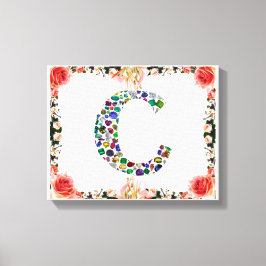 Första Brev C Canvastryck