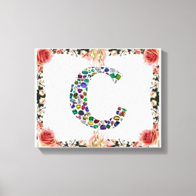 Första Brev C Canvastryck (Framsida)