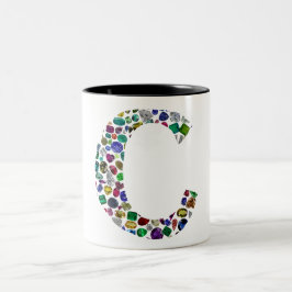 Första Brev C Två-Tonad Mugg