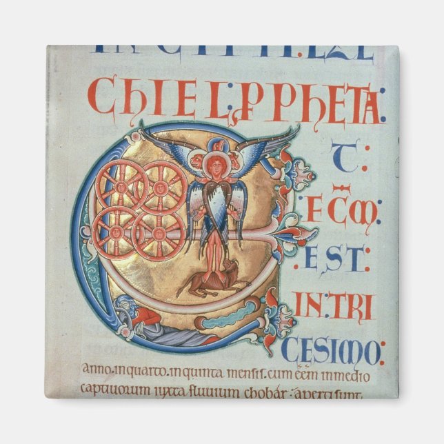 Första Brev 'E' Et factum est Magnet (Framsidan)