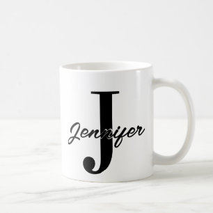 Första Brev och Namn Anpassningsbarna Kaffemugg