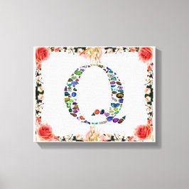 Första Brev Q Canvastryck