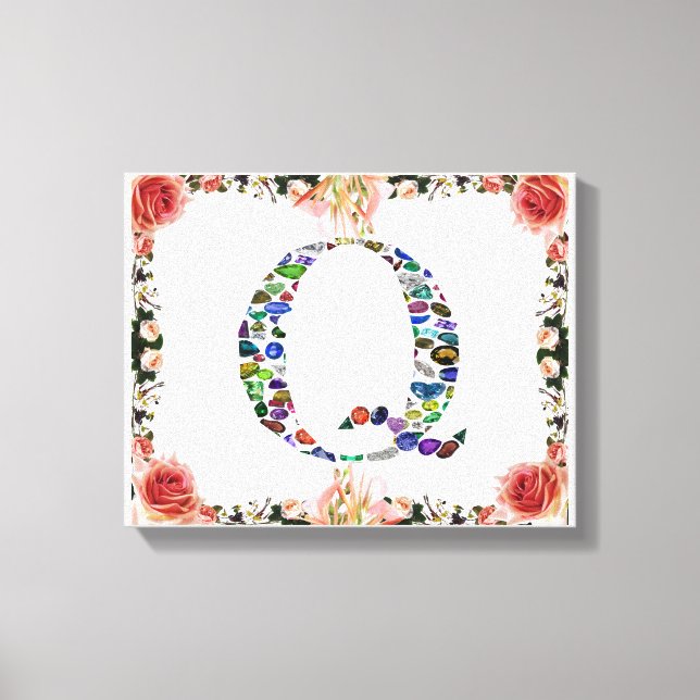 Första Brev Q Canvastryck (Framsida)