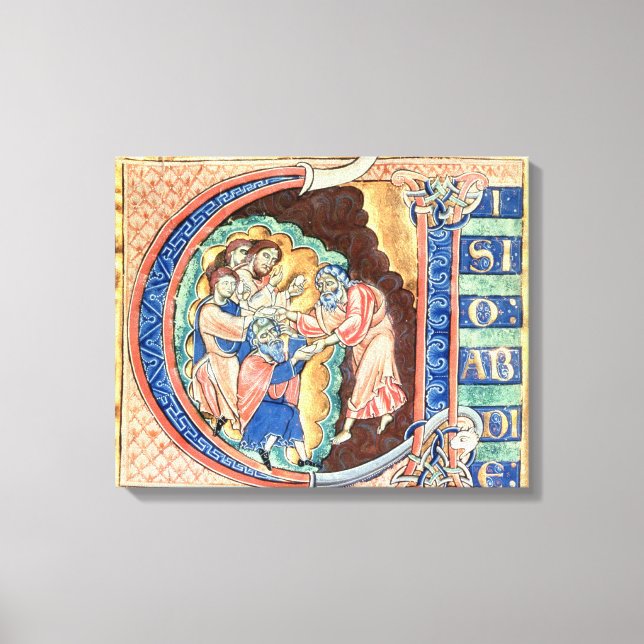 Första Brev 'V' Visio Abdie Canvastryck (Framsida)