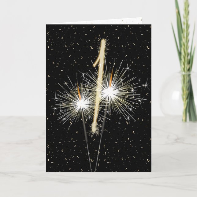 Första bröllop-årsdagen för miniatyrbilder kort (Framsida)