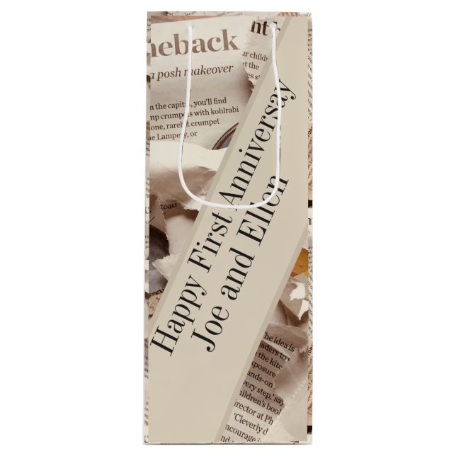 Första Bröllop-årsdagen redigerbar (Framsidan)