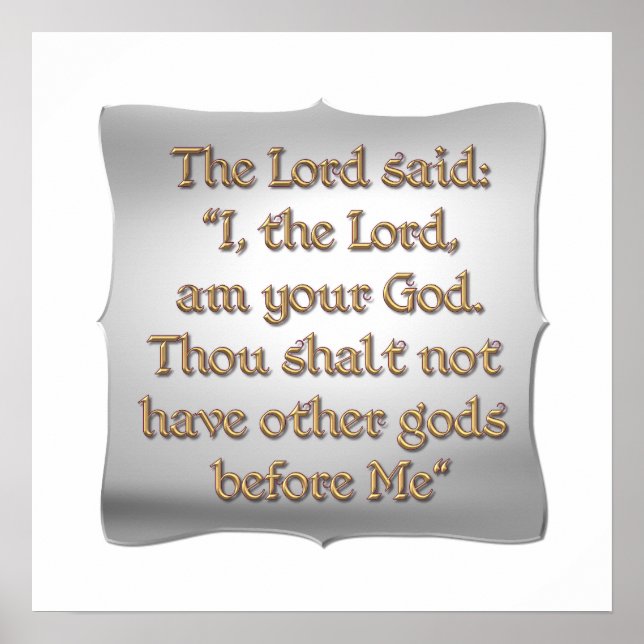 Första budskapet poster (Framsidan)