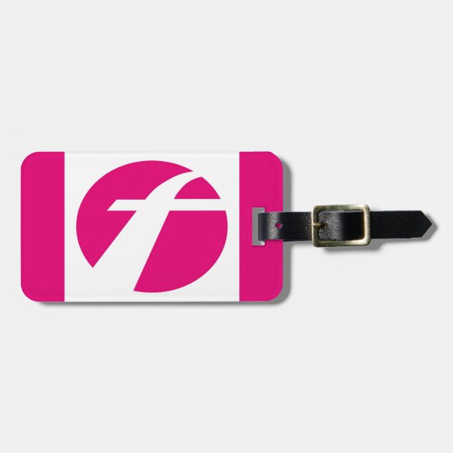 Första Buss-bagagetaggen Bagagebricka (Horisontell Framsida)