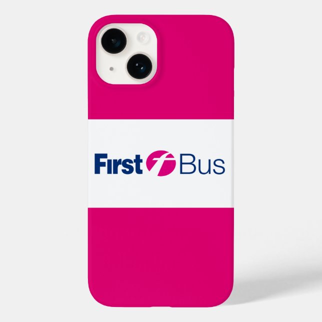 Första Buss iPhone 14 Fodral (Baksida)