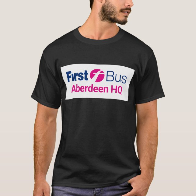 Första Buss T-Shirt (Framsida)