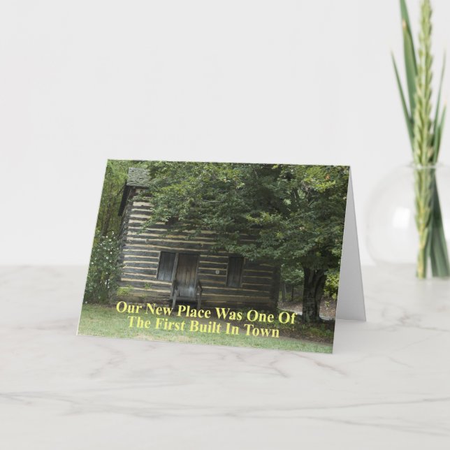 Första Byggt i staden - Lustigt byte av Adress Meddelande (Framsida)