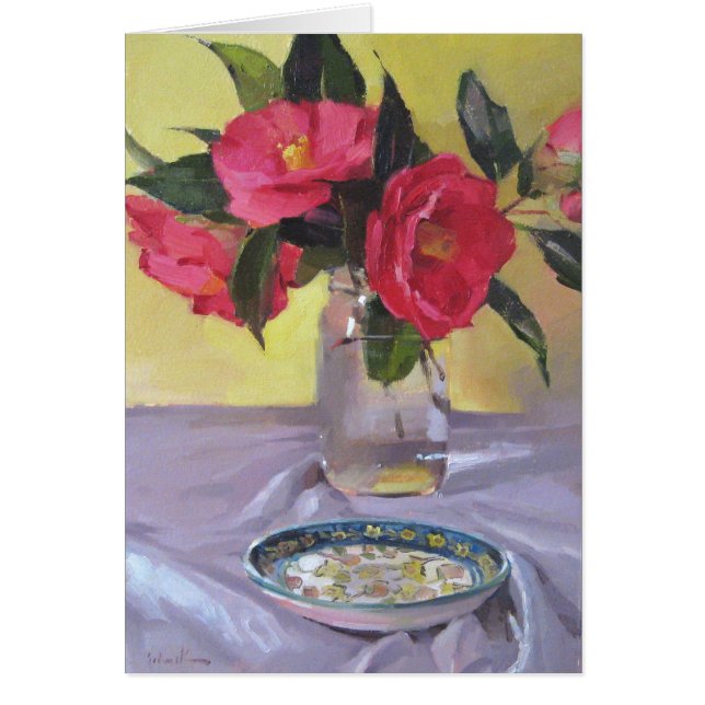 Första Camellias Hälsningskort (Framsidan)