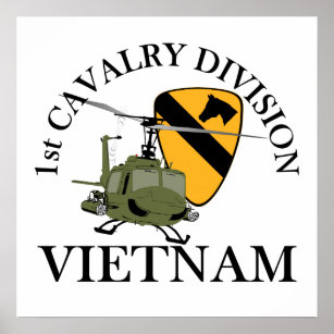 Första Cav Vietnam Vet Poster