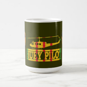 Första Cavalry-divisionen UH-1 Huey Pilot Mugg