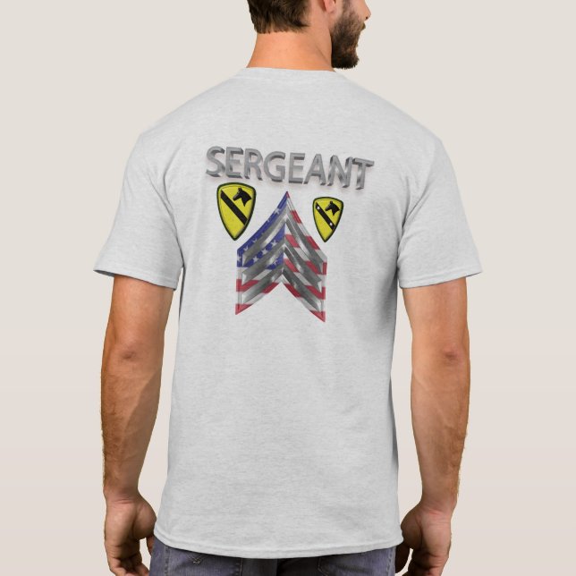 Första Cavalry-inspektören T Shirt (Baksida)