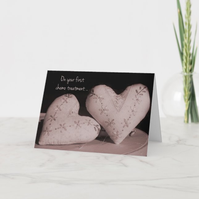 Första Chemo-behandlingen jag ber om för dig Kort (Framsida)