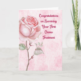 Första Chemo-behandlingskort Tack Kort