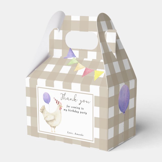 Första Chicken Tack Presentaskar (Framsidan Sidan)