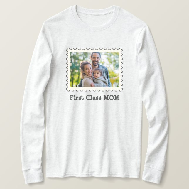 FÖRSTA CLASS MAMMA, bästa Mamma någonsin för anpas T Shirt (Design framsida)