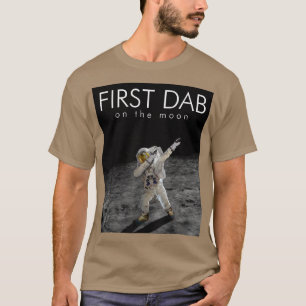 Första dab på Måne Dabbing Astronaut Space T Shirt