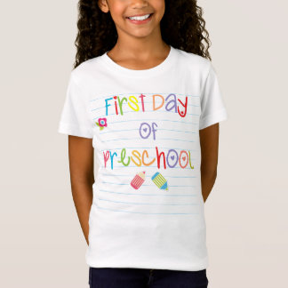 Första dag av den förskole- T-tröja T Shirt