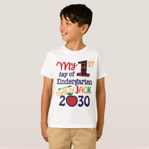 Första dag för ungar av dagisskjortan t-shirt