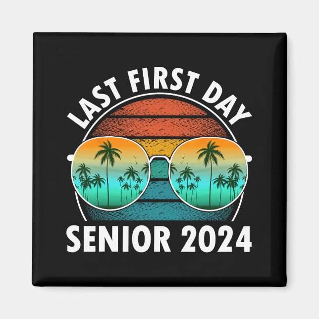 Första dagen av 2024 års gymnasiechef magnet (Framsidan)