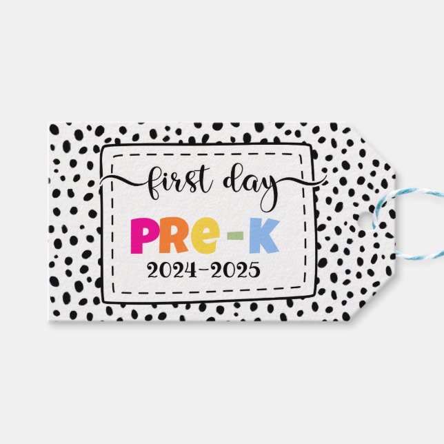 första dagen av förhandsskylt för fotopropp presentetikett (Framsidan (Horisontell))