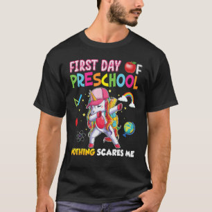 Första dagen av förskolan Inget Skrämmer mig Unico T Shirt