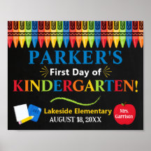 Första dagen av Kindergarten-skolsignalen