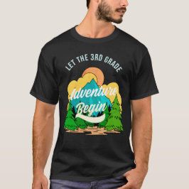 Första dagen av lärarkänningen i skolan 3:e Klass T Shirt