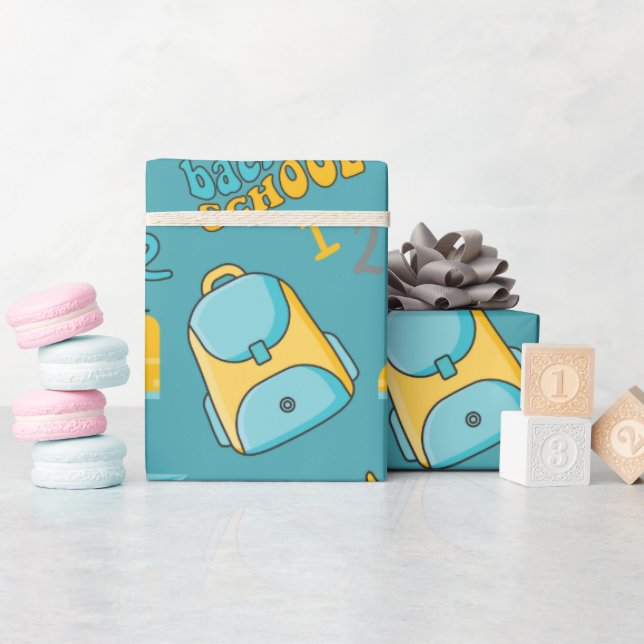 Första dagen av Papper för sömlös inkapsling av sk Presentpapper (Baby Shower)