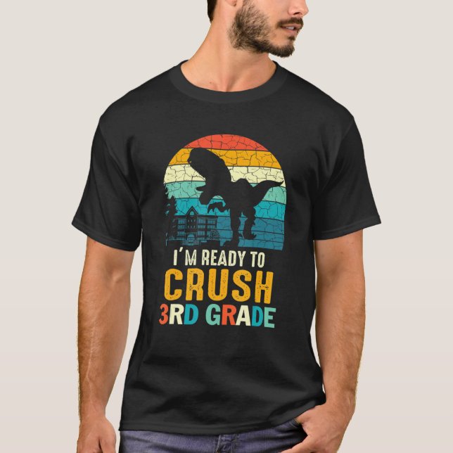 Första dagen av tredje Klass: Jag är Redo att kros T Shirt (Framsida)