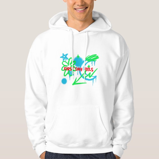 Första dagen börjar skolan hoodie (Framsida)