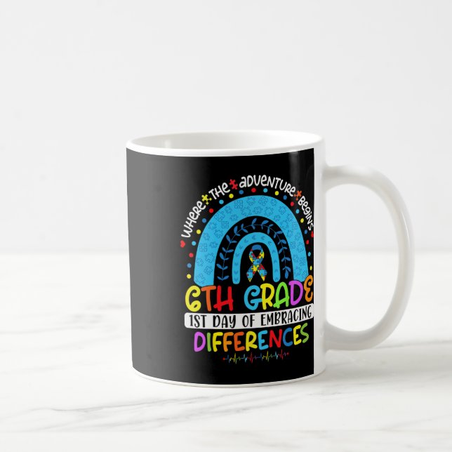 Första dagen då skillnader uppstår mellan 6e Klass Kaffemugg (Höger)