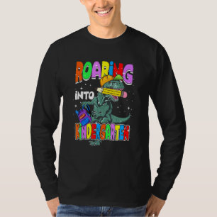 Första dagen då skolan går till Kindergarten-skola T Shirt