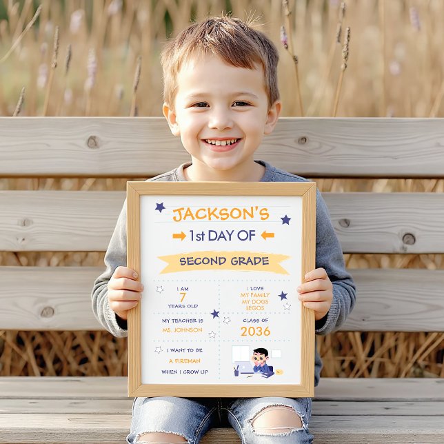 Första dagen för Boys-skolan Poster (Skapare uppladdad)