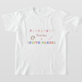 Första dagen för det femte Klass-temat T Shirt