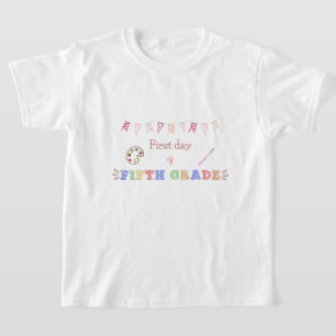 Första dagen för det femte Klass-temat T Shirt