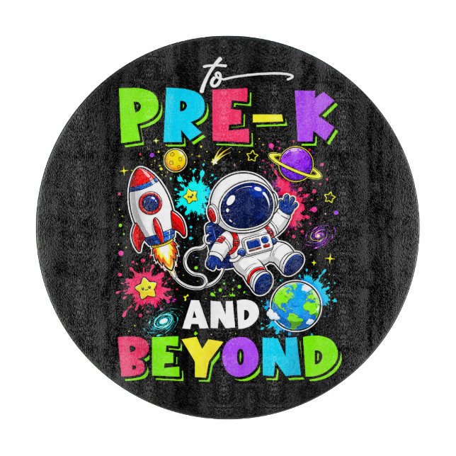 Första dagen för förskola Astronaut Rymden Börjar  (Framsidan)