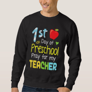 Första dagen för förskoleexamen för min lärare Lyc Lång Ärmad Tröja