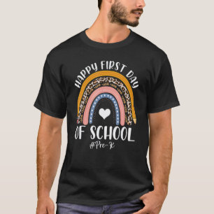 Första dagen för förskolelärare Tillbaka till skol T Shirt