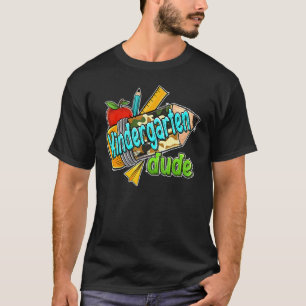 Första dagen för förskolemannen tillbaka till skol t shirt