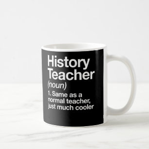 Första dagen för grundskoleutbildning för historie kaffemugg