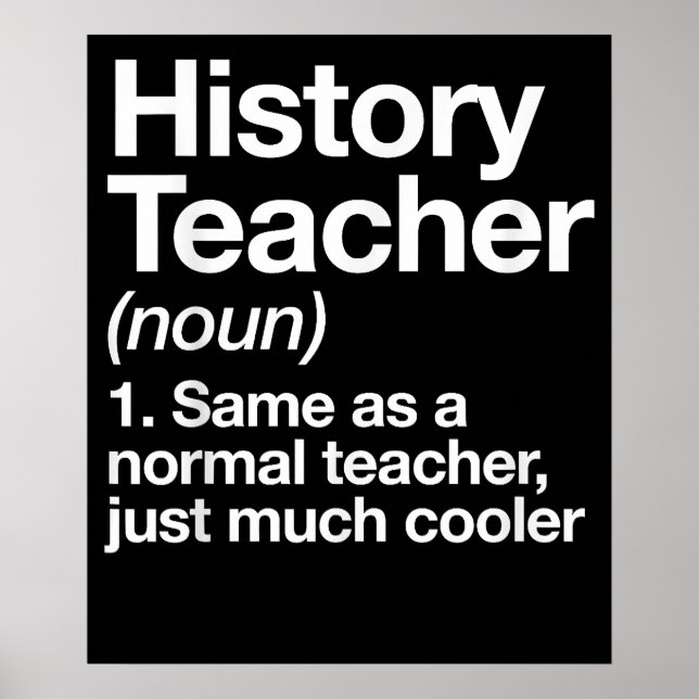 Första dagen för grundskoleutbildning för historie poster (Framsidan)