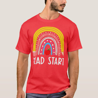 Första dagen för Rainbow Headstart Lärare T Shirt