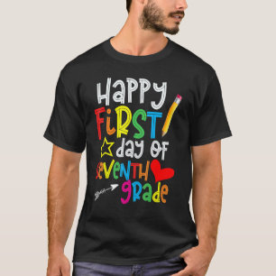 Första dagen för sjunde Klass-läraren tillbaka til T Shirt