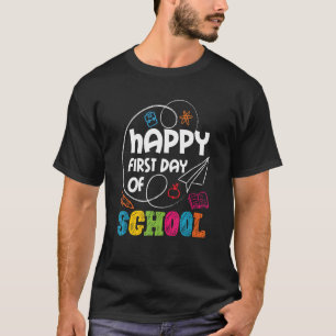 Första dagen för skolläraren Student Kindergarten T Shirt
