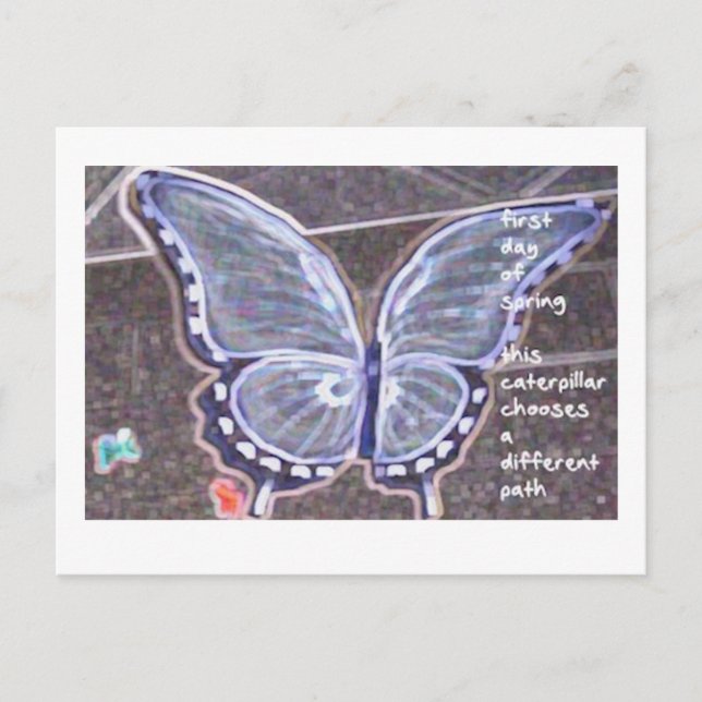 Första dagen för Vår-vykort Vykort (Framsida)